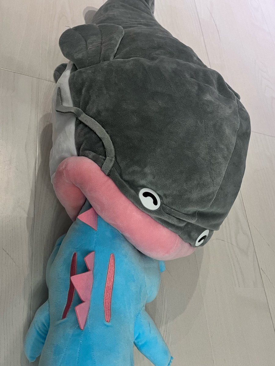 usagi_melonpan's tweet photo. ワニノコ喰われてる https://t.co/ifAWZrUTbw