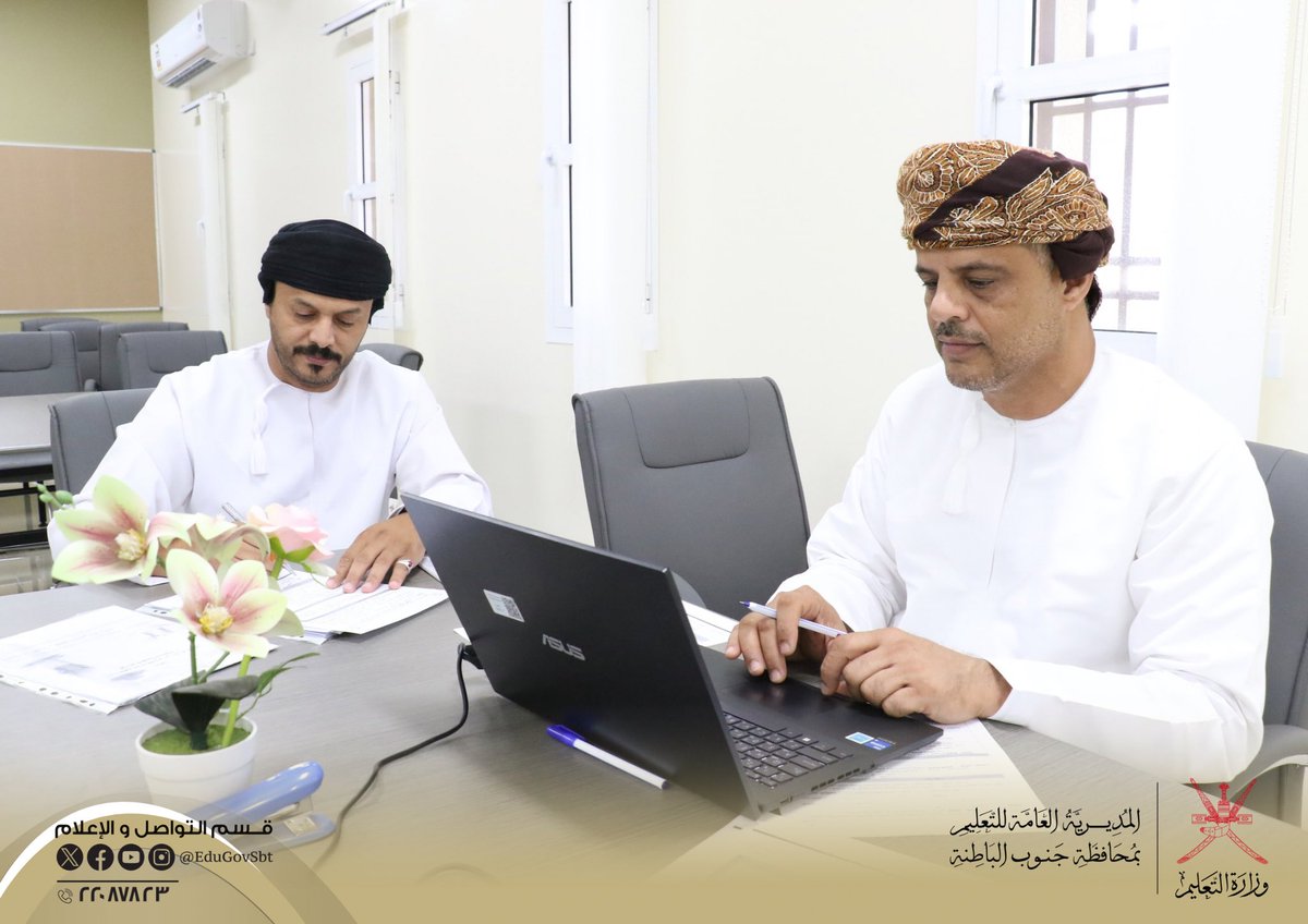EduGovSbt's tweet photo. وقد أقيمت أعمال الجرد السنوي لعهدتي الوسائل التعليمية ومصادر التعلم في محطتها الأولى بمدرسة حي السرح (١-٤) لمدارس ولايتي الرستاق والعوابي ، وجاءت المحطة الثانية بمدرسة واحة المجد (١-٤)  لمدارس ولاية المصنعة ، واختتمت المحطة الثالثة بمدرسة دوحة التميز (١-٤) لمدارس ولايات بركاء ووادي المعاول ونخل .
#فعاليات_تعليمية_جنوب_الباطنة