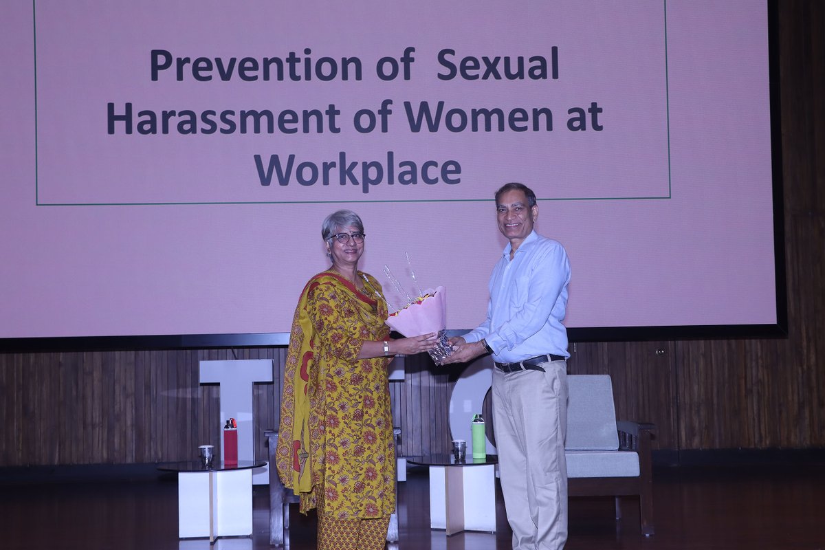 IigDst's tweet photo. As part of IIG’s continued efforts to maintain a safe workplace, a talk on POSH &amp; CCS Conduct Rules was delivered by Mrs. Jayashree Chalamani, DoPT.
@DrJitendraSingh, @IndiaDST,  @apdimri1 https://t.co/cdxi6nADTc