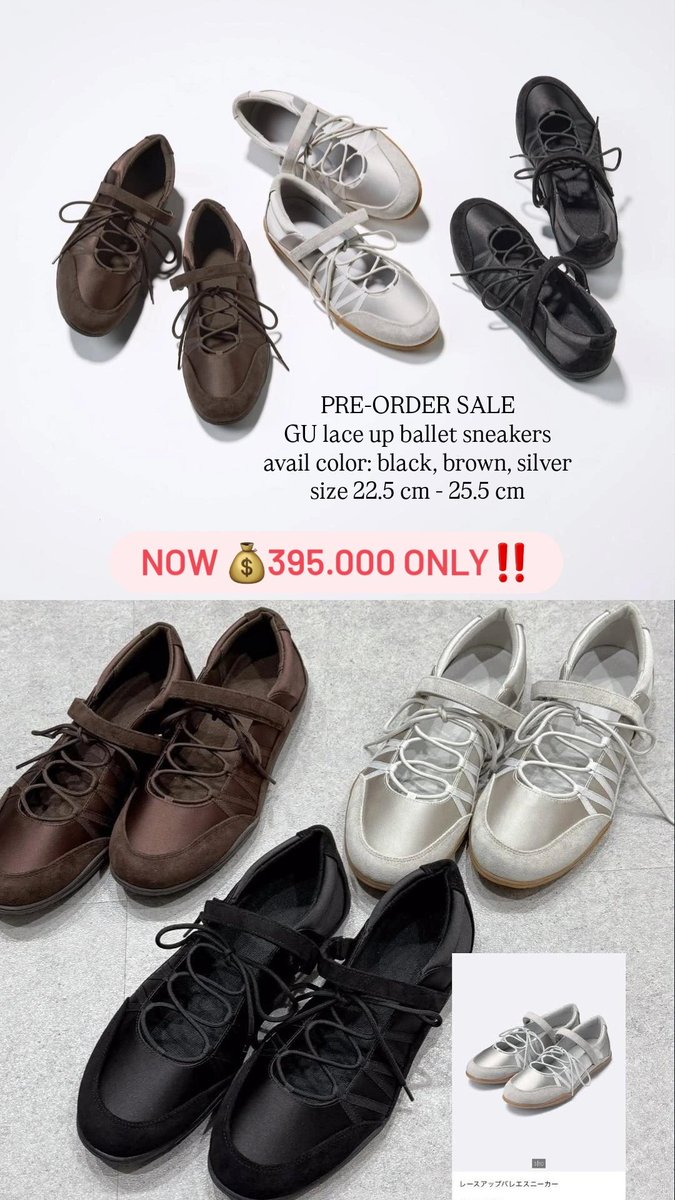 ifauchy's tweet photo. Sepatu GU nya kakaaaak~
Aku jual sepatu ballet GU yaaa..

Last day sale yaaaa.. yuk yg mau, eta Indo 20 Juni ya.
Minat bisa DM ke IG: elmofunia ya 🤗

#wts #jastipjepang #jastipGU #handcarryjepang https://t.co/ciCMuiShZQ
