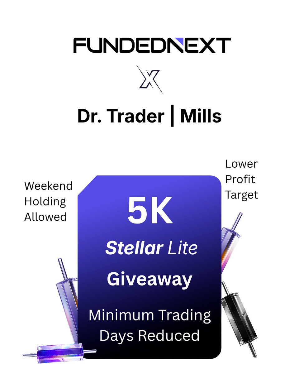 Lor_dmills's tweet photo. 2 × $5k Giveaway Account ✨️ 
To qualify,

1. Follow @Lor_dmills ,@Flynnn_FN , @Galib_FN 
2. Quote the post with "What you like most about FundedNext."
3. Like &amp; Rt. This post.

Register on the site 👇
https://t.co/dxzHATX1al https://t.co/udGKLWa9Xi