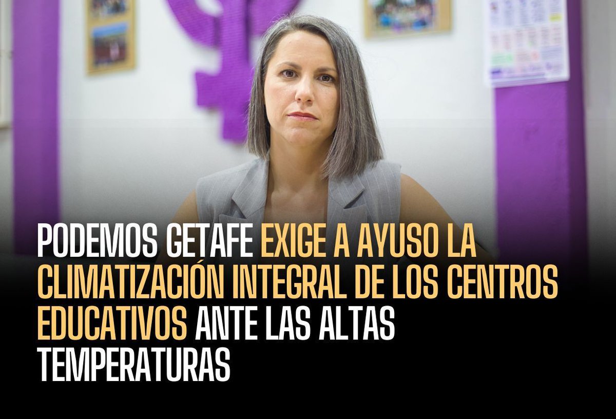 GetafeCentral_'s tweet photo. #GETAFE La formación morada también solicita al Ayuntamiento que, ante la pasividad del Gobierno de la Comunidad de Madrid, colabore en todo lo que sea posible para mejorar esta situación https://t.co/1MSSMNKY6Z https://t.co/AcpSMkZ4Rp
