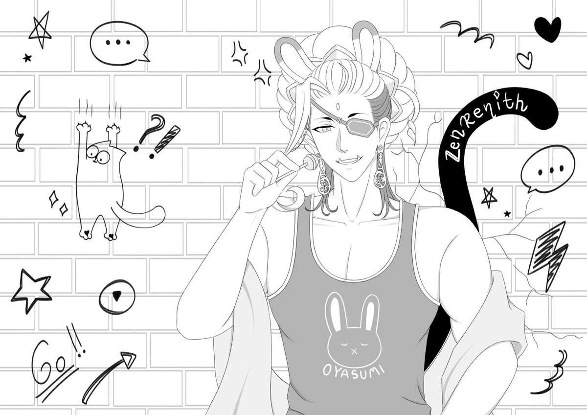 ZenRenith_'s tweet photo. ᅠ    ⠀
        ❝ กระต่ายก็ใช่ แมวก็จะเป็น

        เพราะศากยมุนีแปลว่า  『 อิสระ 』  ❞

                   (🐰 + 🐱 = 🍭)
ᅠ https://t.co/fiMAtkXXVV