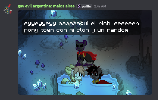 shaygummies's tweet photo. salio reunion en pony town https://t.co/6OHMXGyIwe