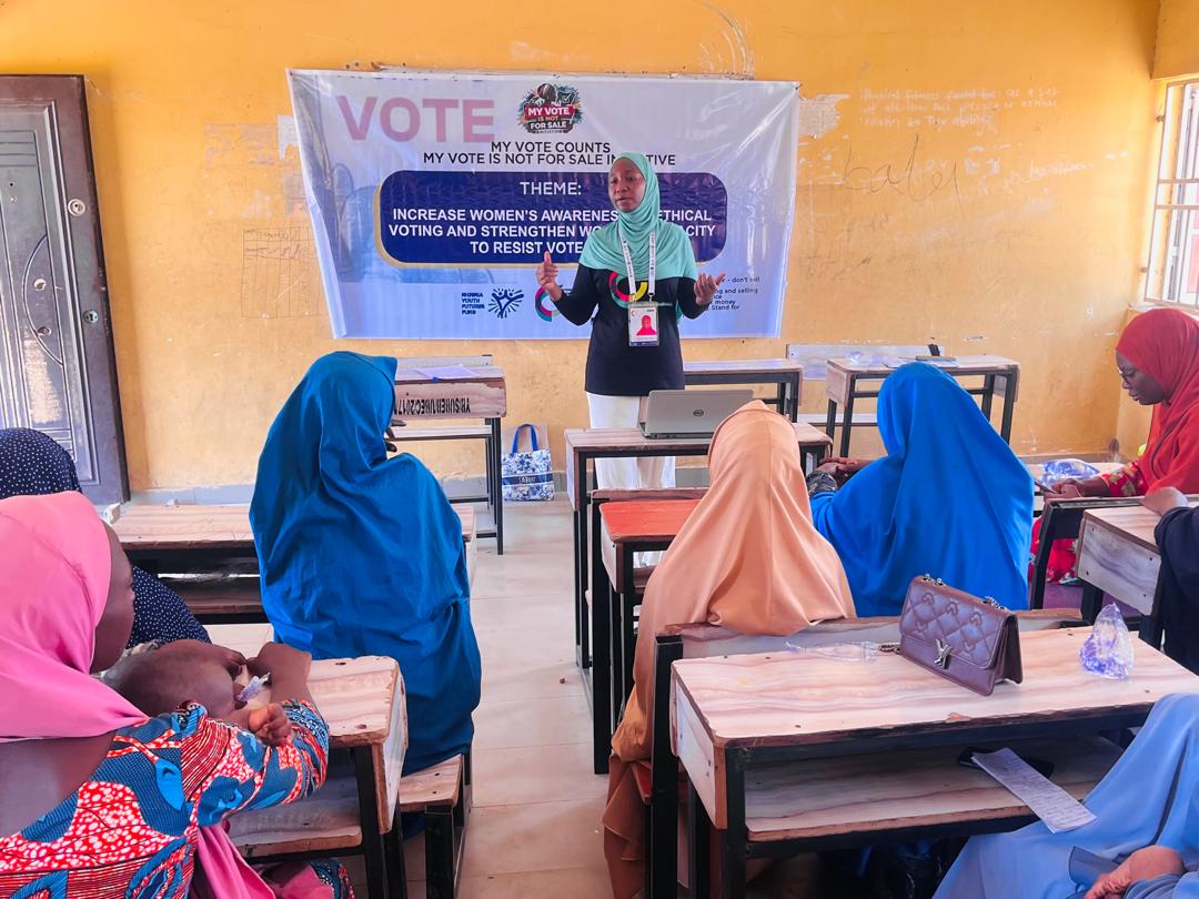 Spotlight4ta's tweet photo. What happens when young women realize their vote is their power?

For Munirah Muhammad, a YLGA Cohort 3 Fellow, it started with a conversation in Bolewa. It grew into a movement encouraging young women to reject vote buying &amp; embrace informed civic participation.

Be at YIS2.0 https://t.co/3KJtBxMXup