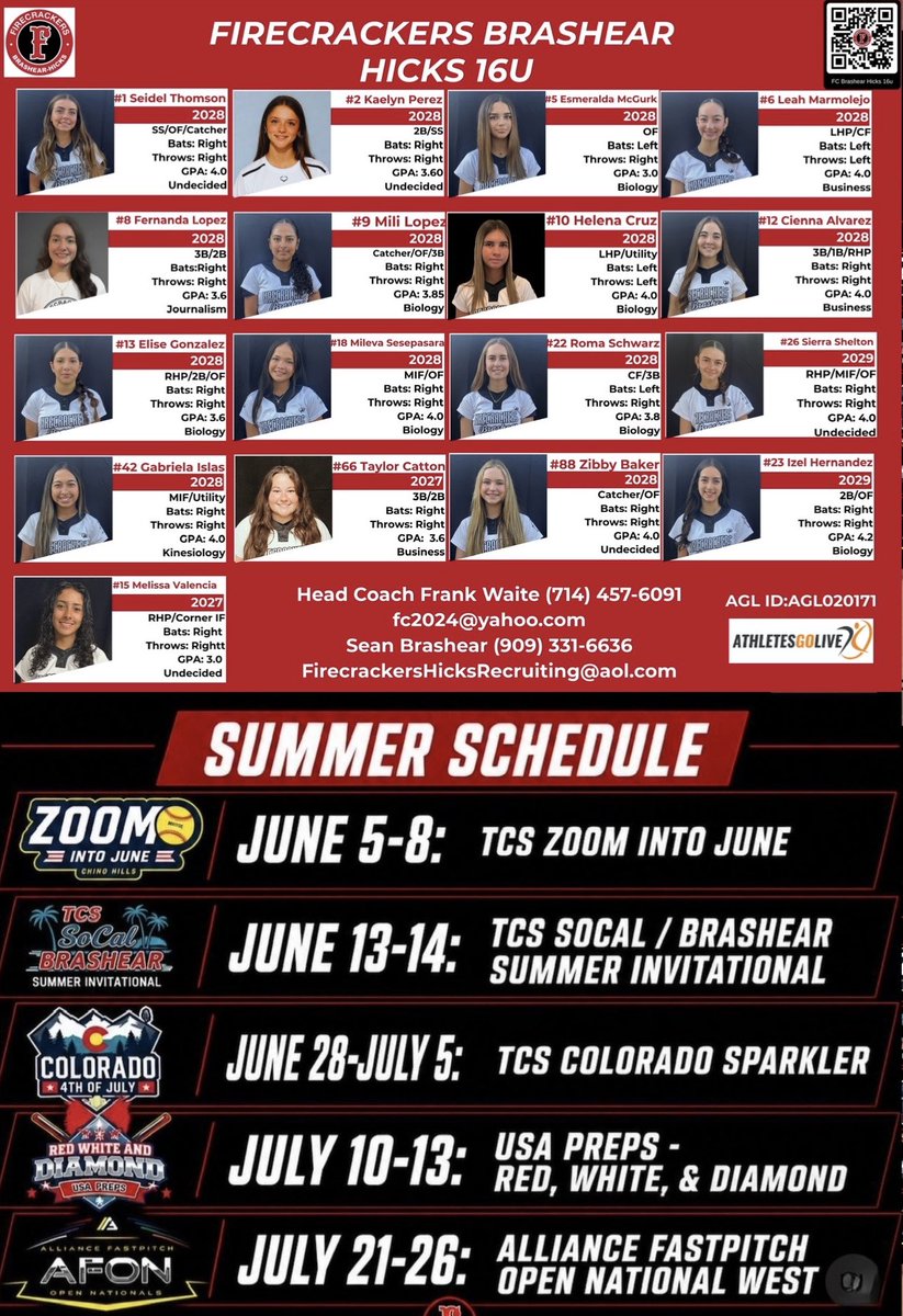 BrashearHicks's tweet photo. @FCBrashearHicks 
Updated 18u Gold &amp; 16u Team Profiles &amp; their respective Summer 2026 schedules!
Check these talented teams/players out!!! https://t.co/2BrGp4zfDL