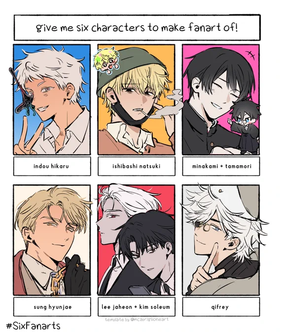 WAHOO thank you for the requests !! 🥹 i had fun drawing them..!!!! 