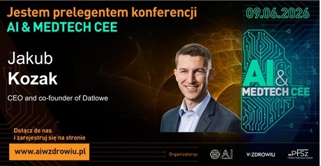 CZinWarsaw's tweet photo. Podczas konferencji AI & MEDTECH CEE 2025 – AI w zdrowiu #AIMedTechCEE (9 czerwca, Warszawa) wystąpi Jakub Kozák, CEO #Datlowe . O 13:05 przedstawi prezentację „From data to prevention: How AI helps hospitals manage risk early”. Szczegóły: https://t.co/miQqlqvxcD https://t.co/7zvDj4MTkW