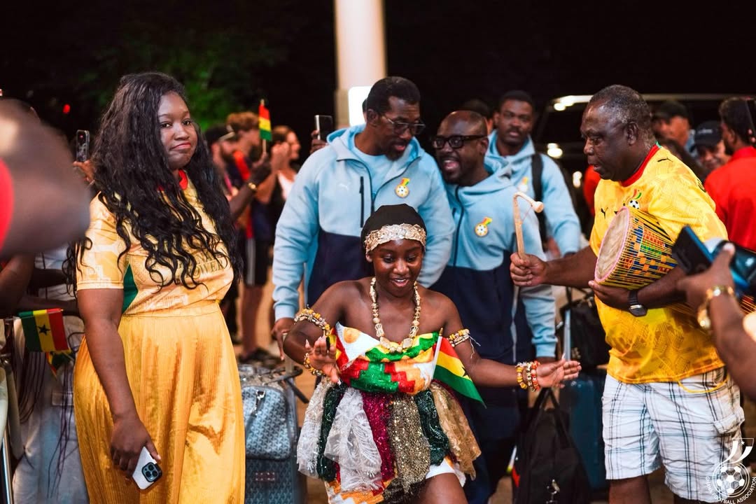 GameTV_gh's tweet photo. The Black Stars have landed in the United States ahead of the 2026 FIFA World Cup

#SportsUnleashed 
#GameTVgh https://t.co/2hzdol0Lxg