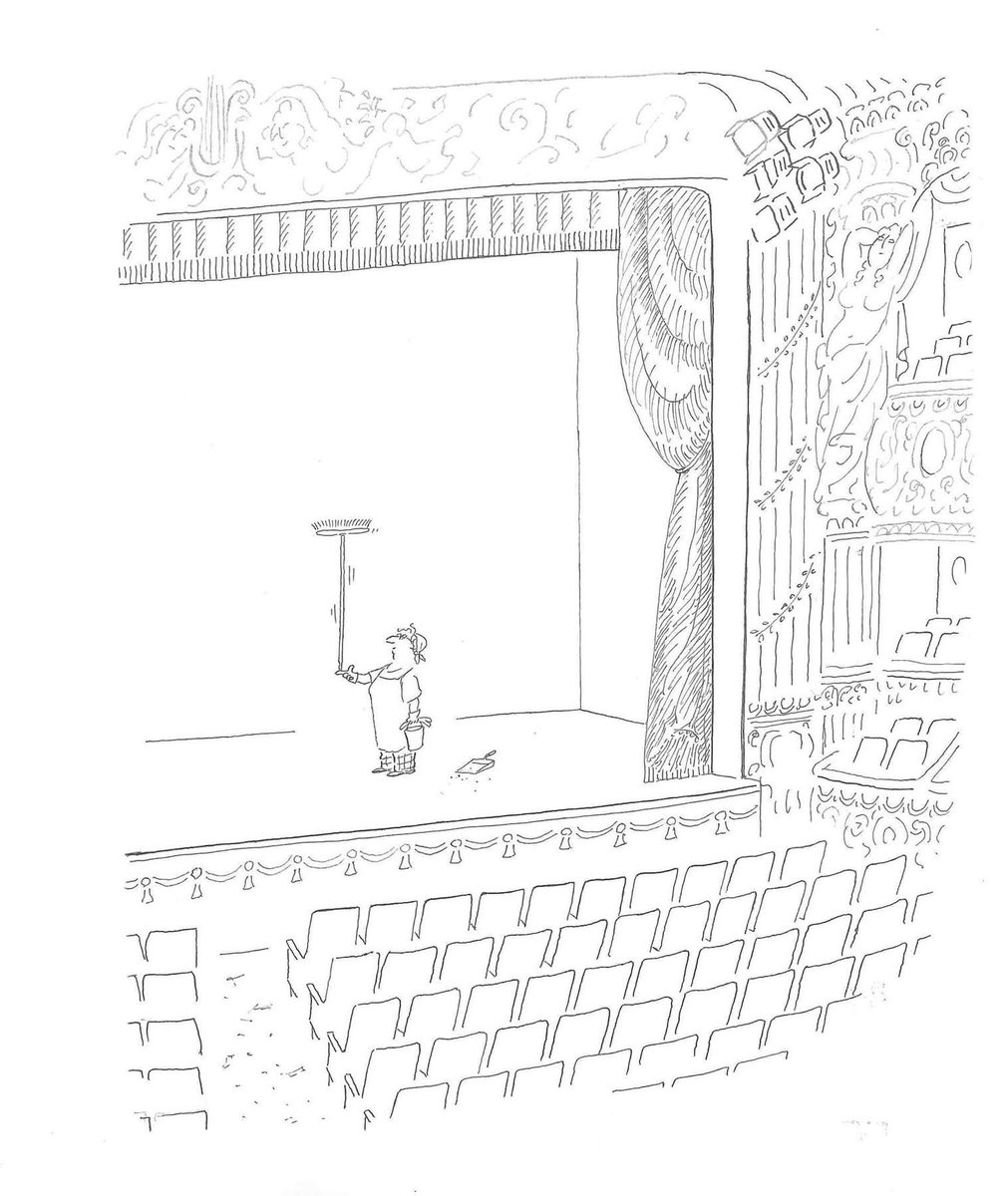 GeorgesBerger's tweet photo. Sempé - Théâtre https://t.co/E4IfahYWDH