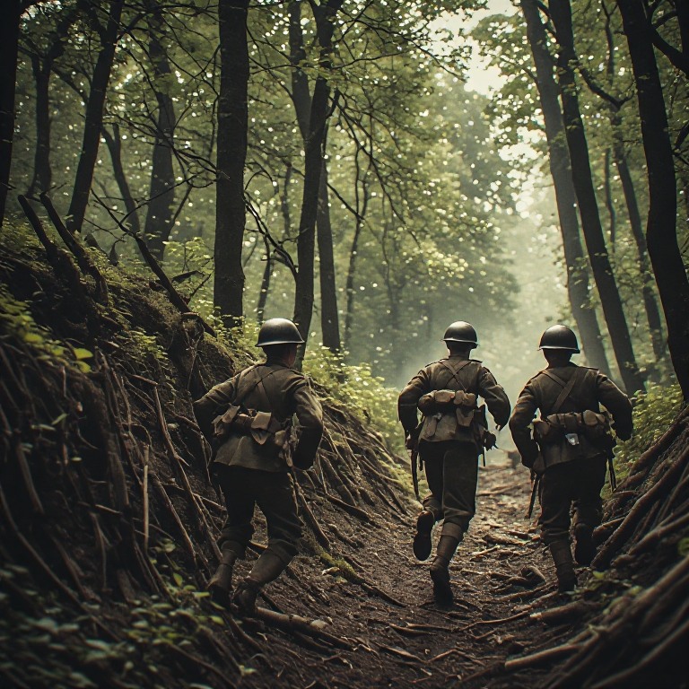 StephenSipila's tweet photo. My 3rd story for #Wednesdaynight #Thursdaymorning is The Woods beyond the War Zone. Three soldiers in World War I start walking into an infinite forest which fills them with peace as well as  erases their identity and memories of who they were. #AuthorsOfTwitter #AuthorsOfX https://t.co/1Bx8nu4IYB
