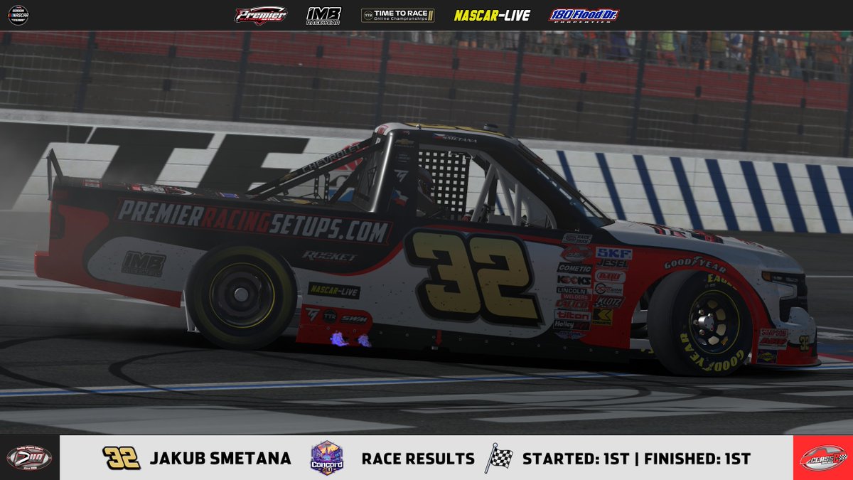 czechnascarteam's tweet photo. The first championship, which came to the end at is the #nascar Class C Series. After a nine races, all was set to the season finale at Charlotte on the #iRacing. The race Concord 200 was scheduled for a 134 laps and our team came here with a huge momentum after a previous races.

🔴 Virtual-Oval
📕 Class C Series
🔴 Race 10
📆 03.06.2026
📌 Charlotte Motor Speedway
🏁 134 laps

🇨🇿 Petr Smetana
• He began the day with the fifth place in qualifying. Petr tried to keep the track position, but after some time, he dropped down to the eighth place, just before the opening caution. The next stint was much better for him. He had a good restart and moved up to the seventh place. His pace was very good at that moment as he was able to move forward. As the situation calmed down, Petr was in fourth. Then a caution came out and that sent all cars on the pit road. The pace picked up quite a lot up front. He was doing a good job staying in the front group. But then had a contact with the wall on the backstraight and that damaged his car quite a lot. The rest of the day was tough for him. He had no pace in his car at all and finished only in the twenty-first position. Not his day at Charlotte.

🇨🇿 Jakub Smetana
• Jakub put down a really fast lap in the qualifying, which put him on to pole for the race. He stayed in the lead for some laps before he lost it. After the restart, he tried to put the leader under some pressure, but he had to be patient at that moment. He waited for some laps and then went for it. After a good move, Jakub took the lead again. But not for long. He didn't give up and moved in to the lead again, just before the next caution. Since that restart, we saw a really wild racing up front. At one point, he dropped down to third, but after that moment, he picked up the pace and got the lead back. Since that, he was flying around the track. Before the green flag pit stops, Jakub had over a five seconds lead. Unfortunately when he came back on the track, the caution came out again and his lead was gone. But Jakub managed the rest of the race in the best possible way took another win!

🇨🇿 David Pejchal
• David also started from the front row after his second place in the qualifying. His plan was to stay there as long as possible, but David got under a pressure straight away and dropped down to third. That was a position, where he began the next stint. David stayed there and was watching the battle in front of him. Later, he caught a leading duo in front of him. His momentum was ruined by another caution. The next stint began with a wild pace up front. The order was changing quite a lot. When the situation calmed down a bit later, David settled down in the fourth place. Even before the pit stops, he moved up to the third, but after a next caution, he lost a couple of places as some cars were just pitting. But David fought hard and after restarting from fourth, he found the way back behind Jakub in second, where he crossed the line.

• Partners
👥 @PRSsetups 
👥 IMB Racewear
👥 TTR Online Championships
👥 @nascar_cz 
👥 180 Flood Dr. Properties