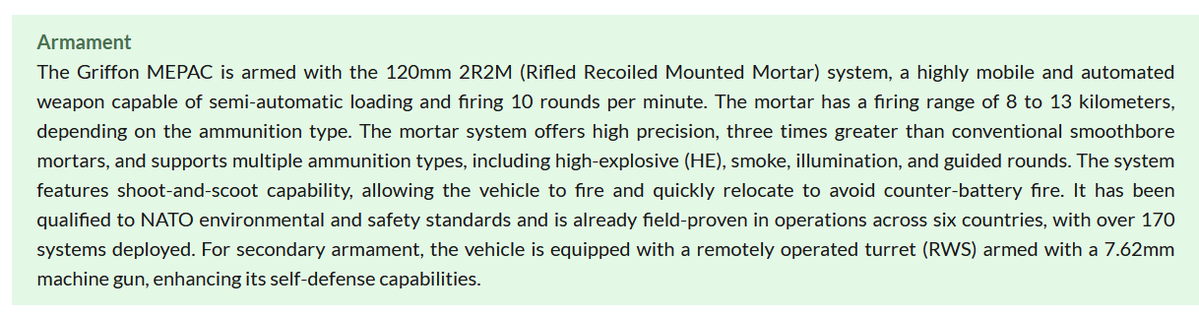 RomboutLuc's tweet photo. Literally nobody can or wishes to reply ... :

- firing range 2R2M: 8-13km
- that is INSIDE present day hostile drone kill boxes
- meaning, you position yourself in an area that close to FEBA that you are in firing range of enemy drones
1/ https://t.co/cE7QNE6OP1