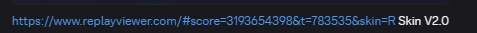 LS_Gavin's tweet photo. I found an issue with sharing timestamped scores with R Skin 2.0

The link does not properly embed https://t.co/RgEkUA19kc
