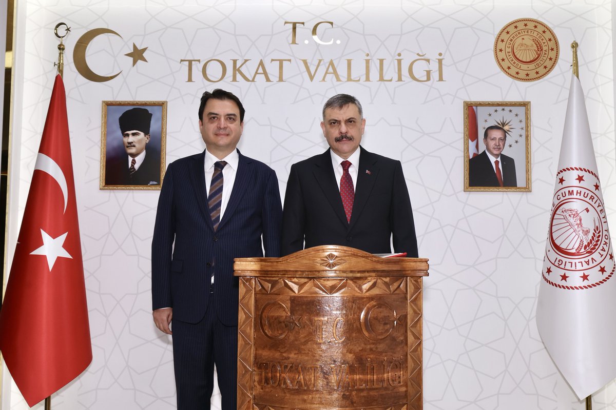 tokatvaliligi's tweet photo. Çeşitli ziyaretlerde bulunmak üzere ilimize gelen İçişleri Bakanımız Sayın Mustafa Çiftçi, Valimiz Abdullah Köklü'yü ziyaret etti. 

Ziyarete Ak Parti Dış İlişkilerden Sorumlu Genel Başkan Yardımcısı ve İstanbul Milletvekili Zafer Sırakaya, Milletvekillerimiz Mustafa Arslan ve  Cüneyt Aldemir katıldı.