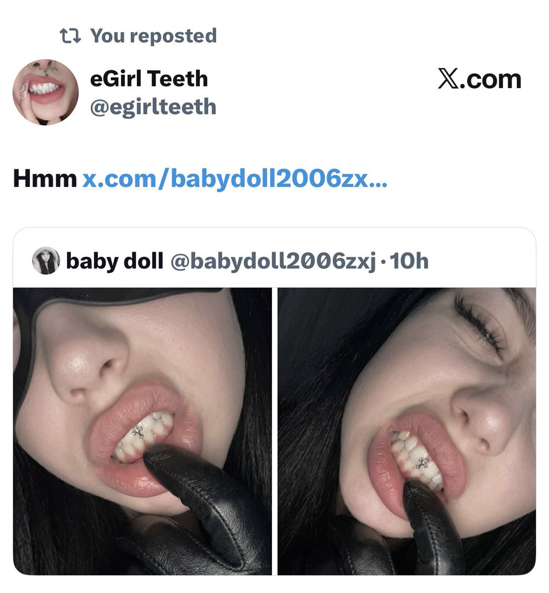 baby doll tweet media