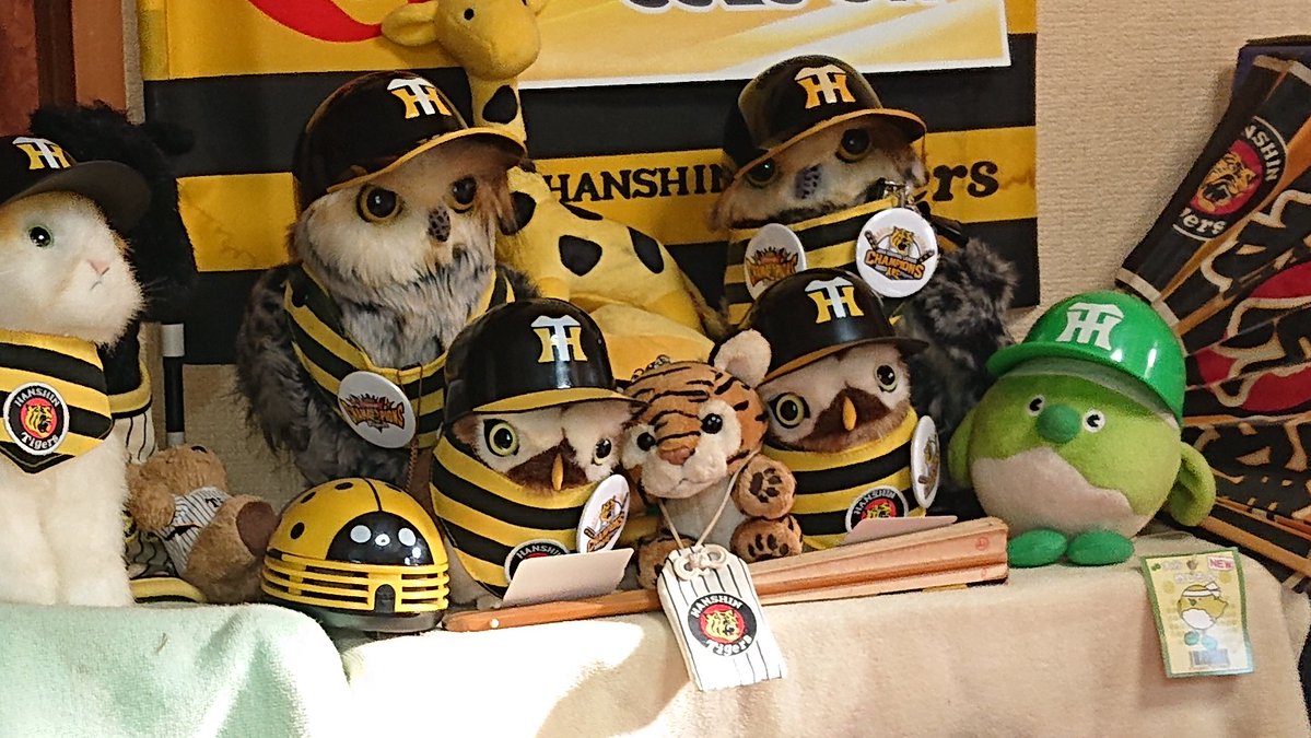 puremalt2010's tweet photo. ホホー、今日は勝つホー！ #阪神タイガース #hanshin #熱覇 #阪神 西さん頑張ってホー、打線はこれでもかと点取るホー、今日勝って連敗脱出ホー、頑張ってホー🎵 https://t.co/7fYJg9KVmb