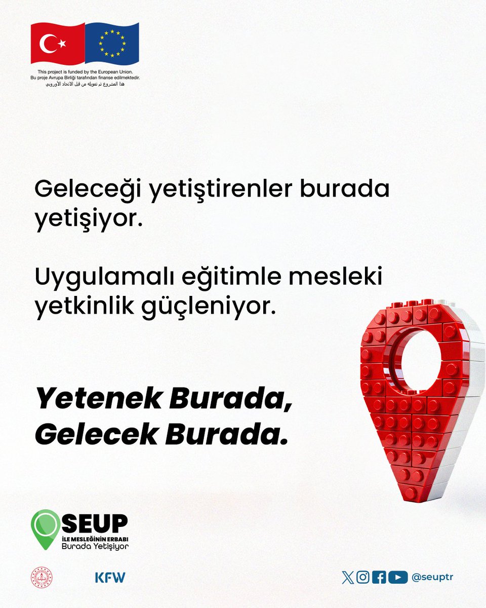 seuptr's tweet photo. Geleceği yetiştirecek olanlar, en iyi imkanlarla burada yetişiyor! 👶

17 okulumuzda bulunan 64 atölyemizde, uygulamalı eğitimle mesleki yetkinliği güçlendiriyoruz.

Yarının eğitimcileri, uzmanlıklarını modern sınıflarımızda kazanıyor.

📍Yetenek burada, gelecek burada! https://t.co/VGbrnD4qlm
