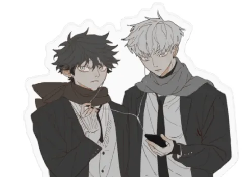 hyougaautophagy's tweet photo. wooma really loves the "black hair and white hair duo" trope lmao https://t.co/N7MfiL3jgb