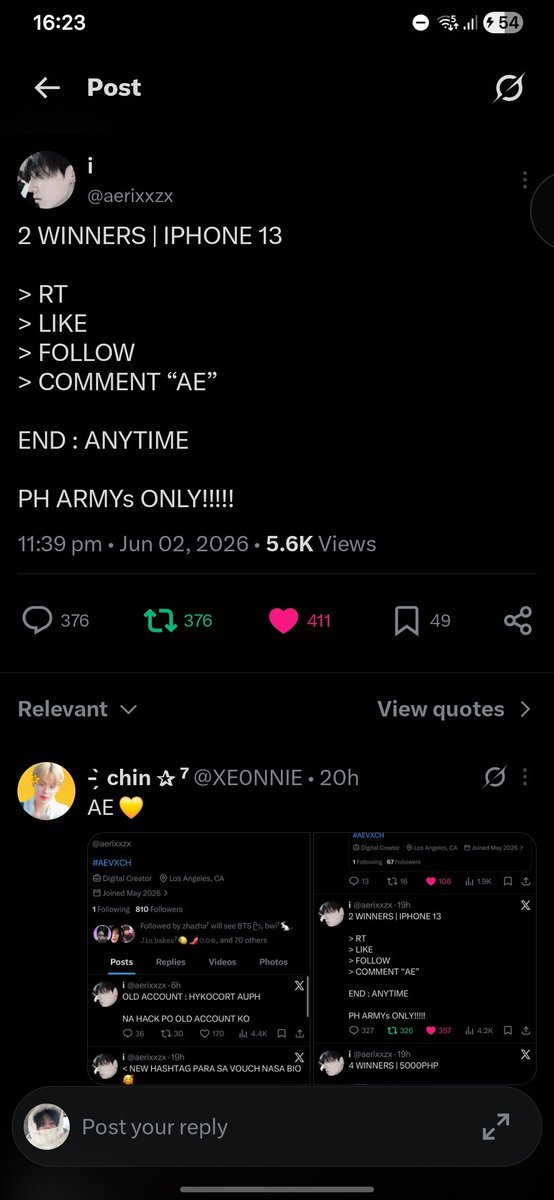 noirkku's tweet photo. @aerixxzx AE https://t.co/UOLjcyOuCp