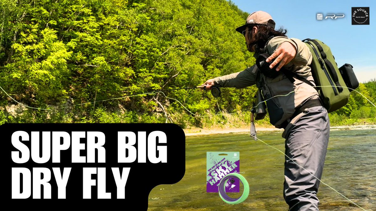 riverpeak39's tweet photo. 【動画公開】SUPER BIG DRY FLY | SKY HAMMER

https://t.co/oo3ScMeM4K

まだ寒さが消え切らない5月中旬の北海道・道北地区。
ひっきりなしに釣り人が訪れるハイプレッシャーな有名河川。
そんなタフな状況下で、規格外のビッグドライフライを果敢に引ったくり、水面を割るアメマス。

彼らと対峙するために携えたのが、圧倒的なパワーを誇るニューライン「スカイハンマー」

巨大なフライを難なくターンオーバーさせる推進力と、エキサイティングな超攻撃的トップウォーターゲーム。
水面を暴れ狂うネズミを豪快に演出し、水面が爆発する瞬間を楽しみたいアングラーへ。

#ドライフライ
#フライフィッシング
#スカイハンマー
#アメマス
#オーバーヘッドキャスト
#北海道
#THESOURCENorthIsland
#riverpeak