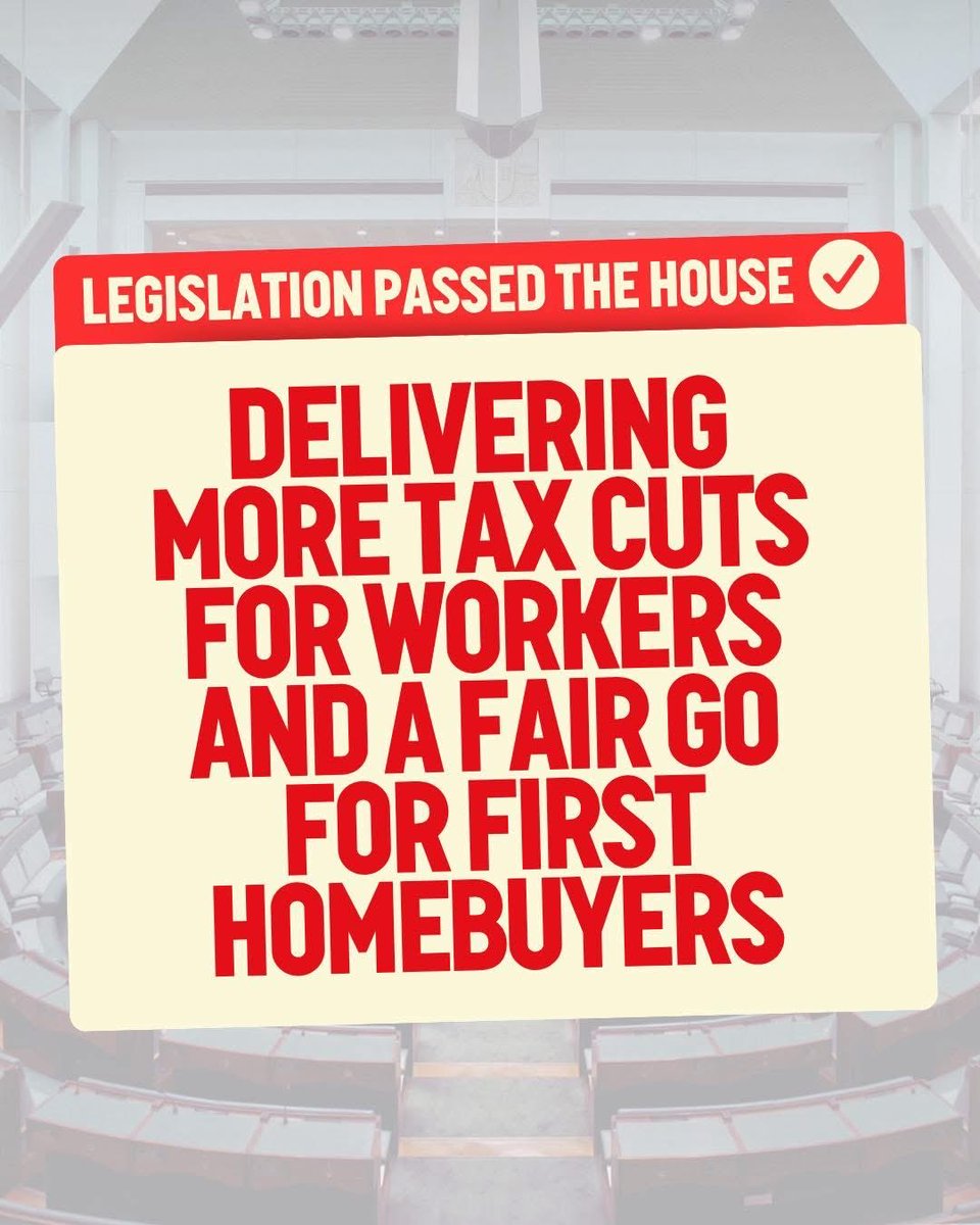 ShayneNeumannMP's tweet photo. GOOD NEWS: We just voted to cut income taxes.  And the Liberal Party voted against it. #asupol https://t.co/FgIr2dr0CR