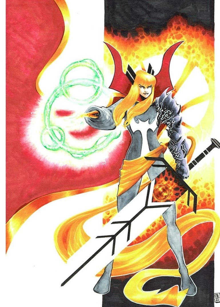 steppingdisks's tweet photo. Sorcerer Supreme Magik and the Darkchild by David Baldeon on IG (davidbaldeoncomic) https://t.co/AgnchVD3zW