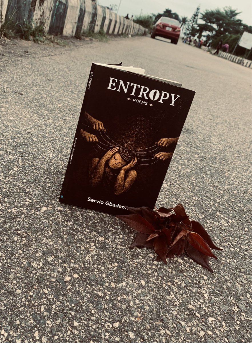 SarahInkspires's tweet photo. Hello Book Lovers!👌🏿

I’m kicking off 25 days of flaunting books across fiction, poetry, and non-fiction.  

Day 1
Title: Entropy
Author: Servio Gbadamosi  
Genre: Poetry  

Now flaunt what you’re reading in the comments 👇

#sarahinkspires 
#fluantingbook25days https://t.co/27N2l10YdE