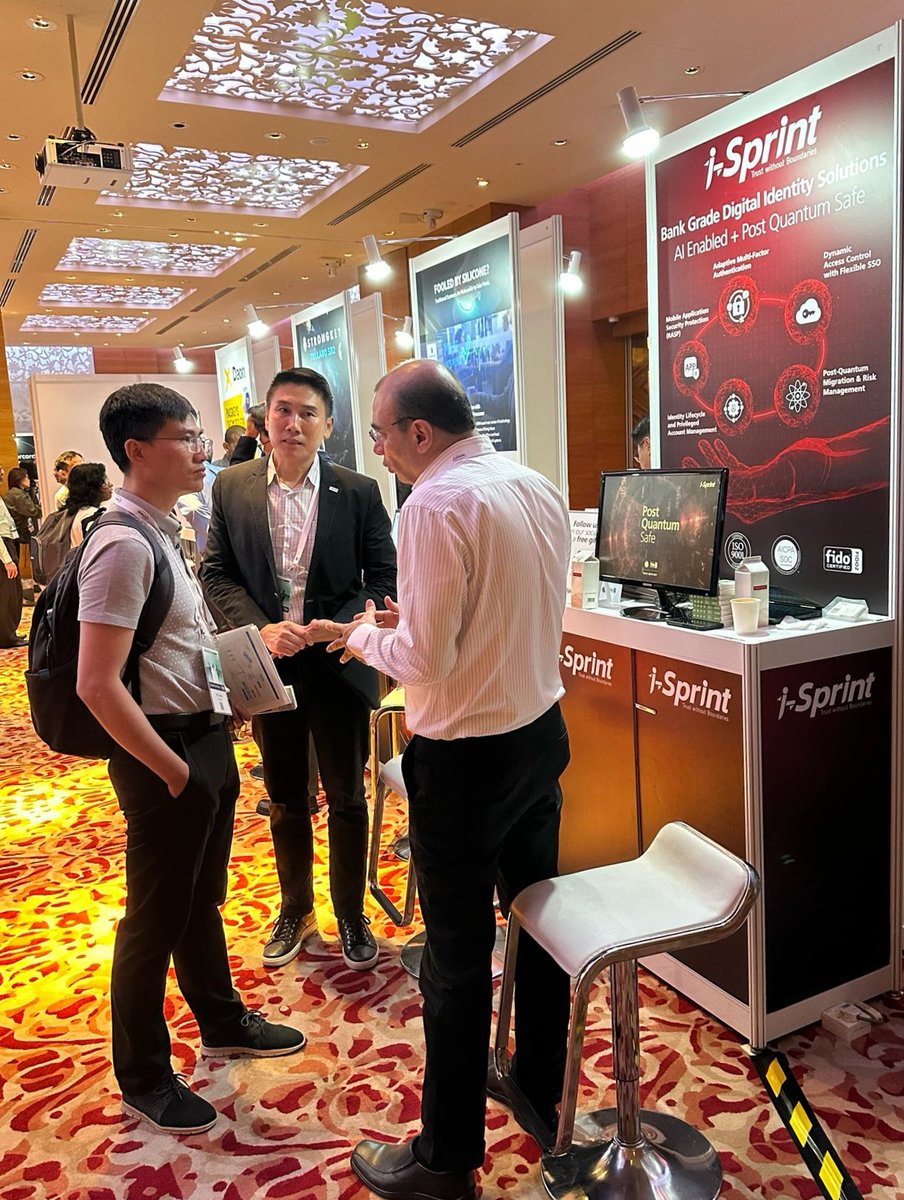 iSprintInnov's tweet photo. That's a wrap on #AuthenticateAPAC 2026!
Great discussions on passwordless authentication, FIDO, passkeys, and the future of digital identity.
Want to continue the conversation? Connect with us: https://t.co/rmoCCZDx6U
#iSprint #Passwordless #FIDO #IAM https://t.co/VVe0gbHT0r