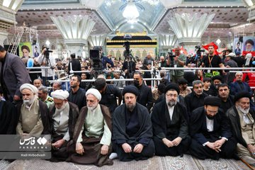 editor_pakfront's tweet photo. 🚨🇮🇷The 37th anniversary of the demise of Imam Khomeini (RA), the founder of the Islamic Republic of Iran.
Massive crowds gathered at Tehran’s Imam Khomeini Mausoleum on Thursday to mark the 37th anniversary of the founder’s death in 1989. The event felt heavier as the first without Ayatollah Ali Khamenei, assassinated in a U.S.-Israeli airstrike on February 28, 2026