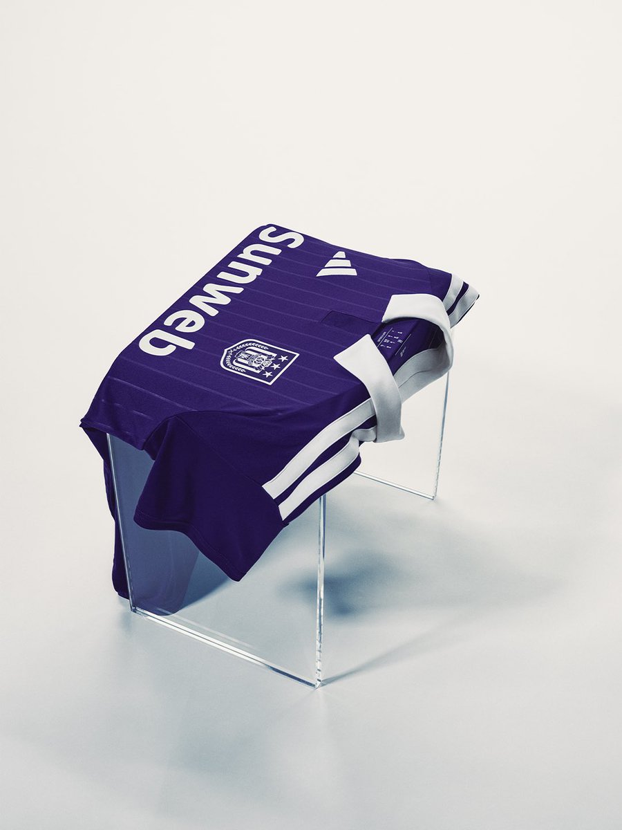 rscanderlecht's tweet photo. Home S2026/27. Votre maillot pour la nouvelle saison. 🟣⚪ https://t.co/Glm9wMyZl9