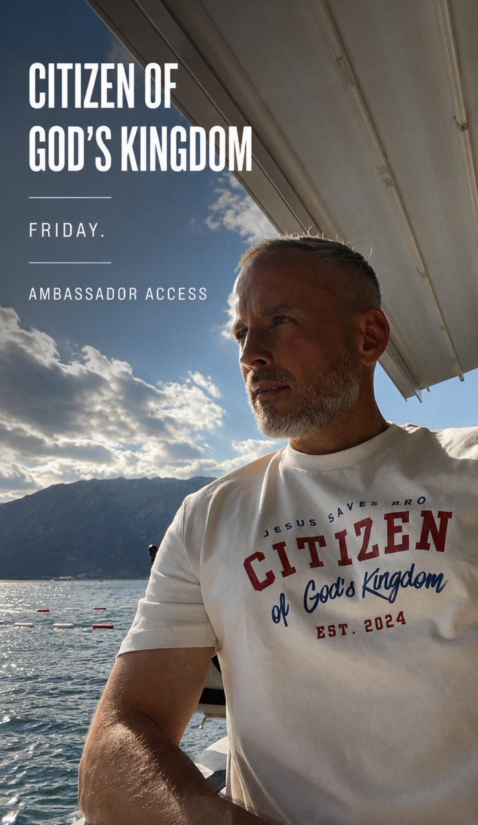 saves6644's tweet photo. Not of this world. Citizens of His Kingdom.

New drop this Friday.

Ambassador Access goes live first. 

Get early access before the public launch 👇🏼
https://t.co/J7yOoTCDD1 https://t.co/79fealZCph
