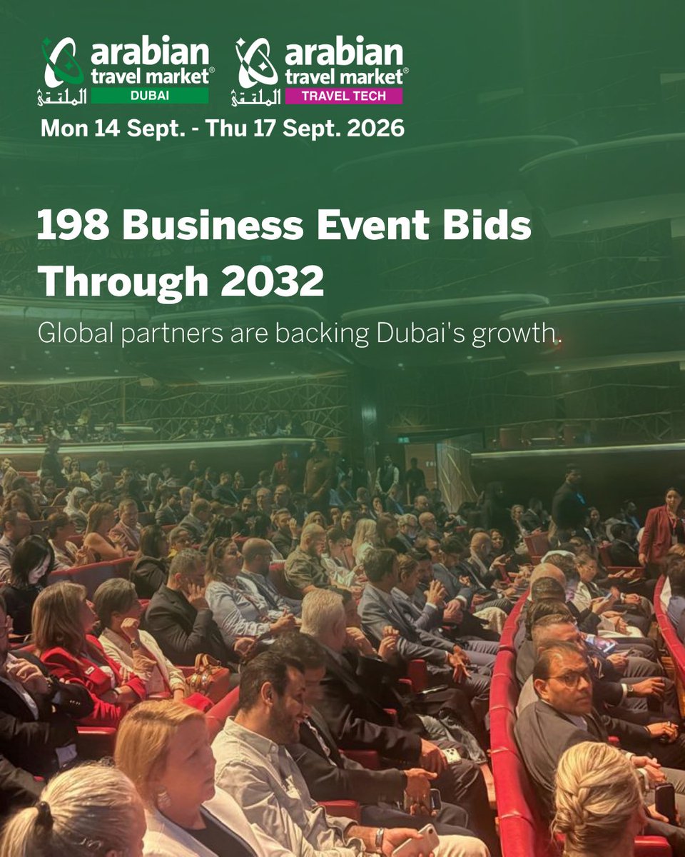 ATMDubai's tweet photo. 🌍 @DubaiDET first 2026 stakeholder briefing confirms its forward momentum, backed by global support. With airlines near full capacity and growing partner confidence, the future is bright. At #ATM2026, these global connections come to life.  

Register now:https://t.co/VxVcr92tVH https://t.co/ZGvnIOa9qX