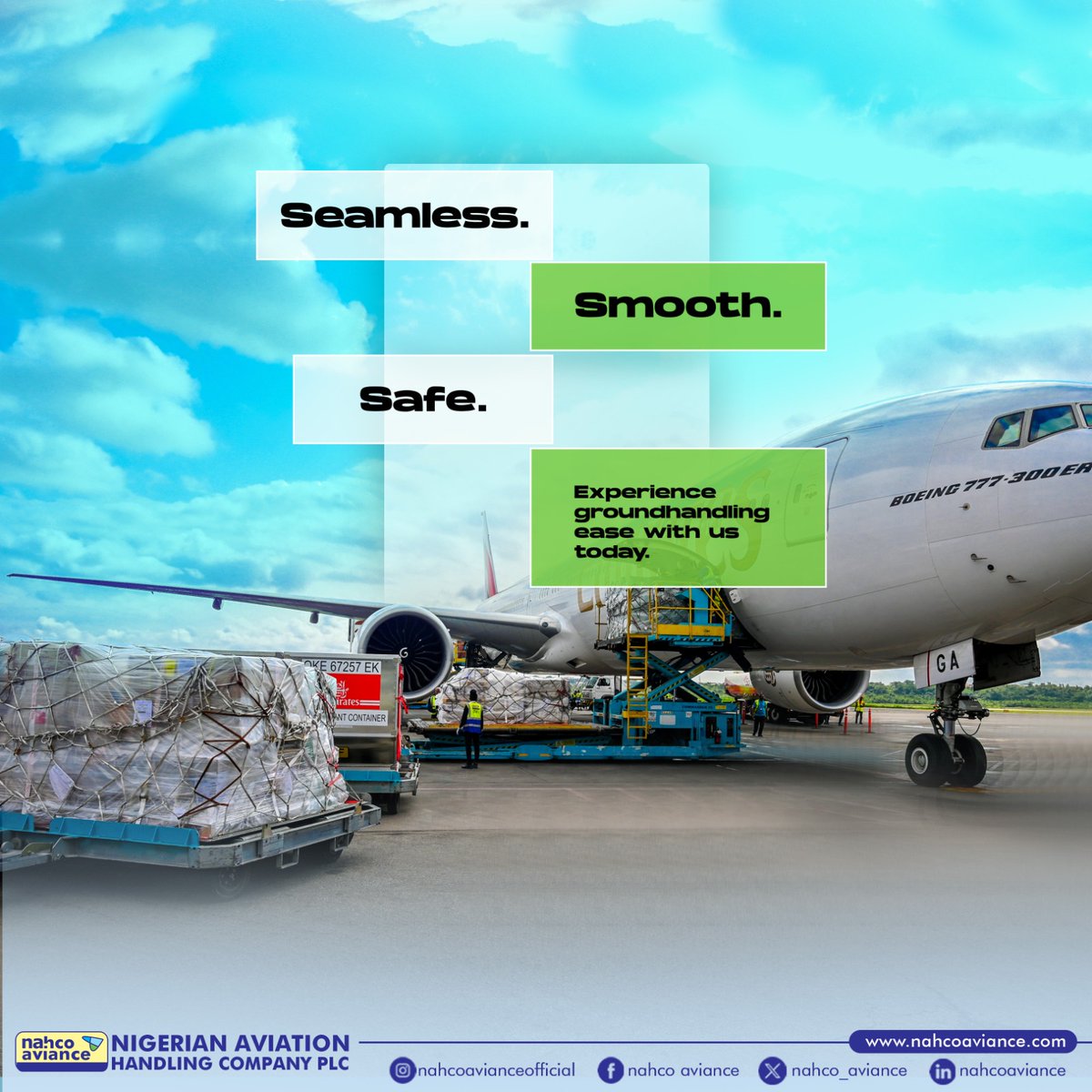 nahco_aviance's tweet photo. Experienced hands. Effortless operations. This is groundhandling ease. 
#groundhandling #aircraftoperations #nahcoaviance https://t.co/SBL1PJLljo