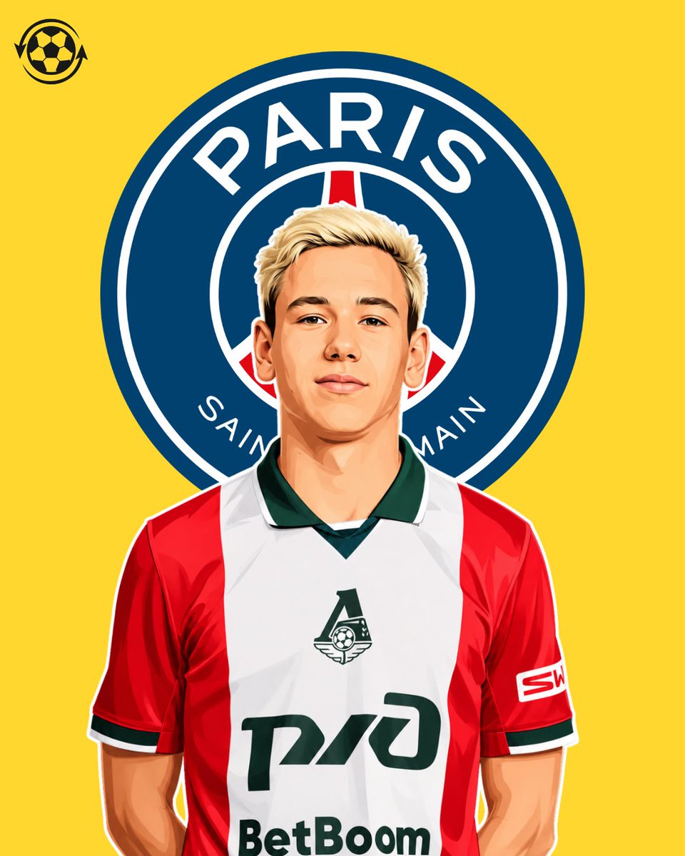 DeadlineDayLive's tweet photo. 🚨 Paris Saint-Germain are leading the race to sign Lokomotiv Moscow attacking midfielder Alexey Batrakov.

They are one of several sides to have scouted the 20-year-old this season past. He scored 13 goals and provided 10 assists in 28 Russian Premier League games.

(Source: @TEAMtalk)