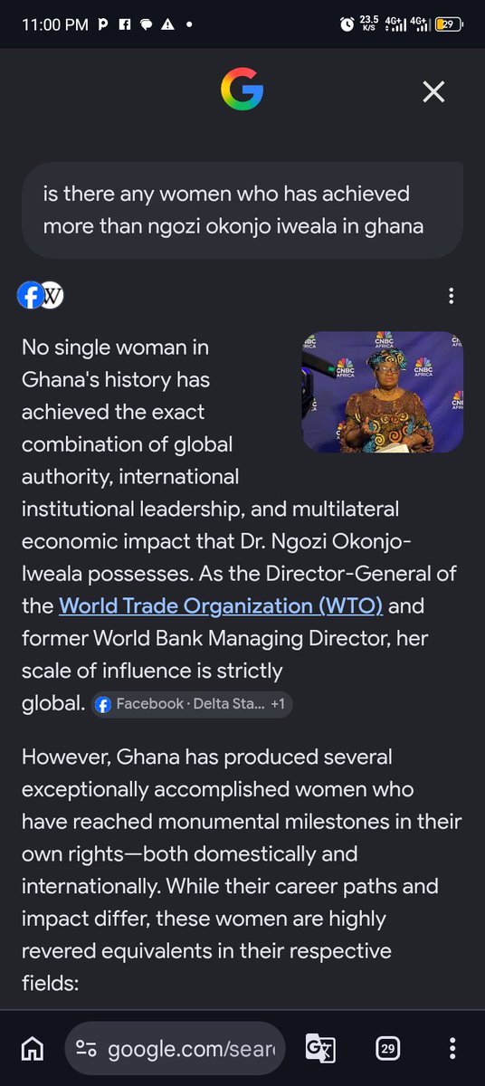 KellyPerry96's tweet photo. @wanluv88 @gyaigyimii This. Ngozi Okonjo iweala is Africa's brightest woman. Named Forbes african of the year. 7 times most powerful women in the world. First African ever and first woman in the world to hold the position of DG of WTO. Show me a Ghanaian woman that's achieved half of this. https://t.co/7FidYvURgB