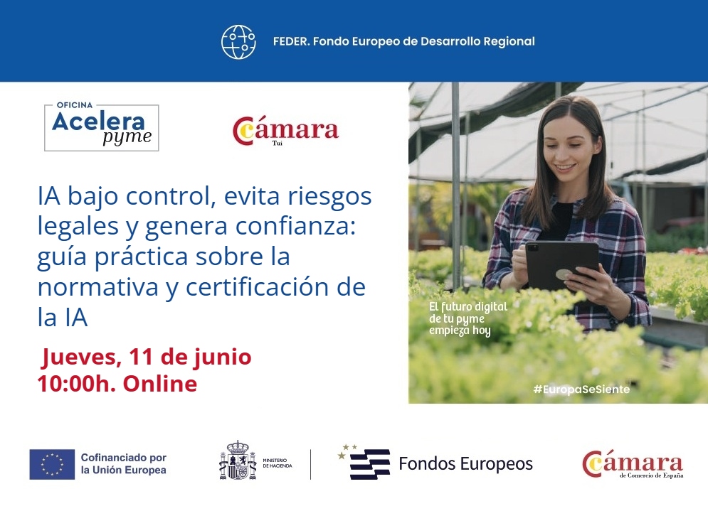 Cam_Com_Tui's tweet photo. 📌 ¡Ya podéis anotaros en la próxima jornada OAP! Estableceremos 𝐮𝐧𝐚 𝐠𝐮𝐢́𝐚 𝐩𝐫𝐚́𝐜𝐭𝐢𝐜𝐚 𝐬𝐨𝐛𝐫𝐞 𝐧𝐨𝐫𝐦𝐚𝐭𝐢𝐯𝐚 𝐝𝐞 𝐥𝐚 𝐈𝐀. Os esperamos el jueves, 11 de junio, a las 10.00h. 🎓 Imparte: Ana Luque.

¡Inscríbete en nuestra web! ✍️ https://t.co/P6Np9pifWh https://t.co/xfGCv1YlYE