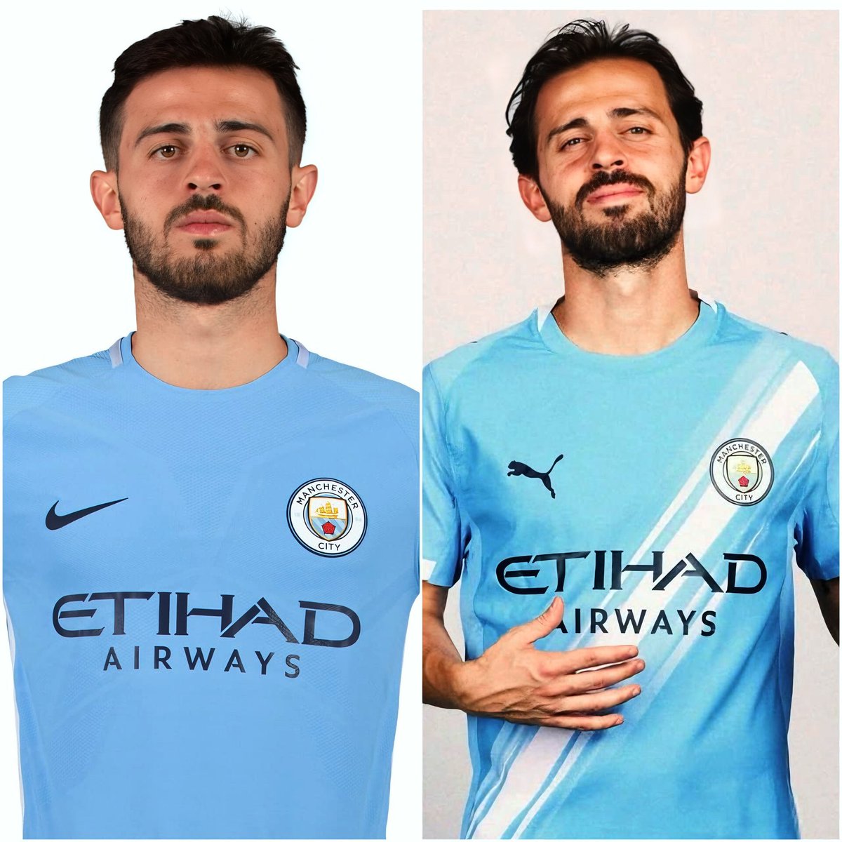 MC_frnk's tweet photo. Can’t believe these are 10 years apart. Bernardo Silva  doesn’t age https://t.co/o7QCH1viXK