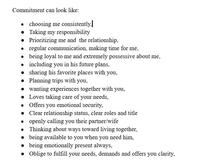 freesoul1304's tweet photo. Lot of y'all don't have clarity about what they want from their SP. 

Commitment is the thing y'all want, deep down that's the thing. Claim now "he is deeply committed to me, I am in committed relationship with ___" https://t.co/4Q9SUdb4Ry