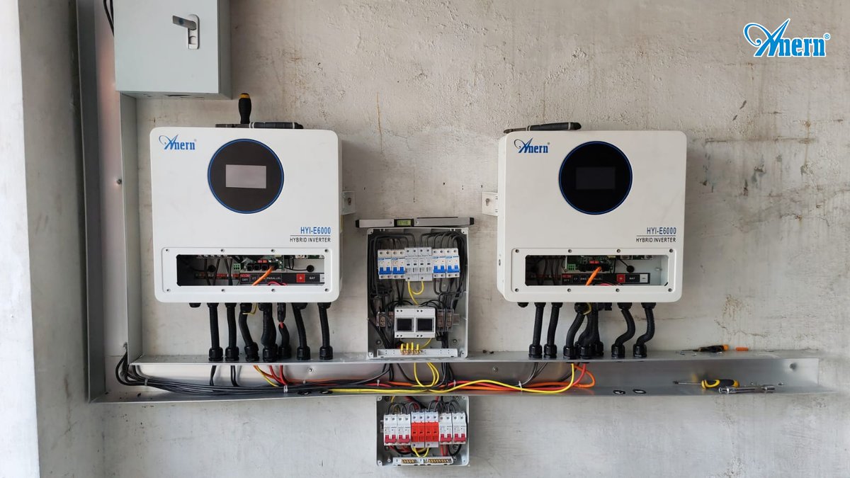 AnernSolar's tweet photo. A solar project powered by Anern HYI-S and HYI-E series hybrid inverters is now operating smoothly in the Philippines.🌞The customer shared positive feedback and expressed satisfaction with the system's performance. 👍
#Anern #HybridInverter #SolarEnergy #SolarProjects https://t.co/kKyN3jBVZO