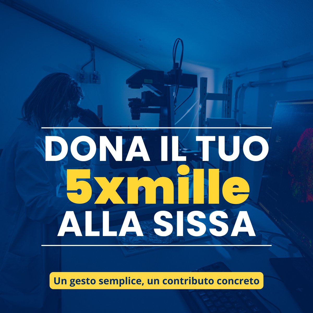 Sissaschool's tweet photo. 🧬 Support SISSA's scientific research with your 5xmille! Donating costs nothing, yet it represents a tangible step towards advancing knowledge and society.
💡 Find out more about the SISSA projects financed thanks to 5xmille: https://t.co/x7F8ZetgXc https://t.co/MP7pqwKrNT