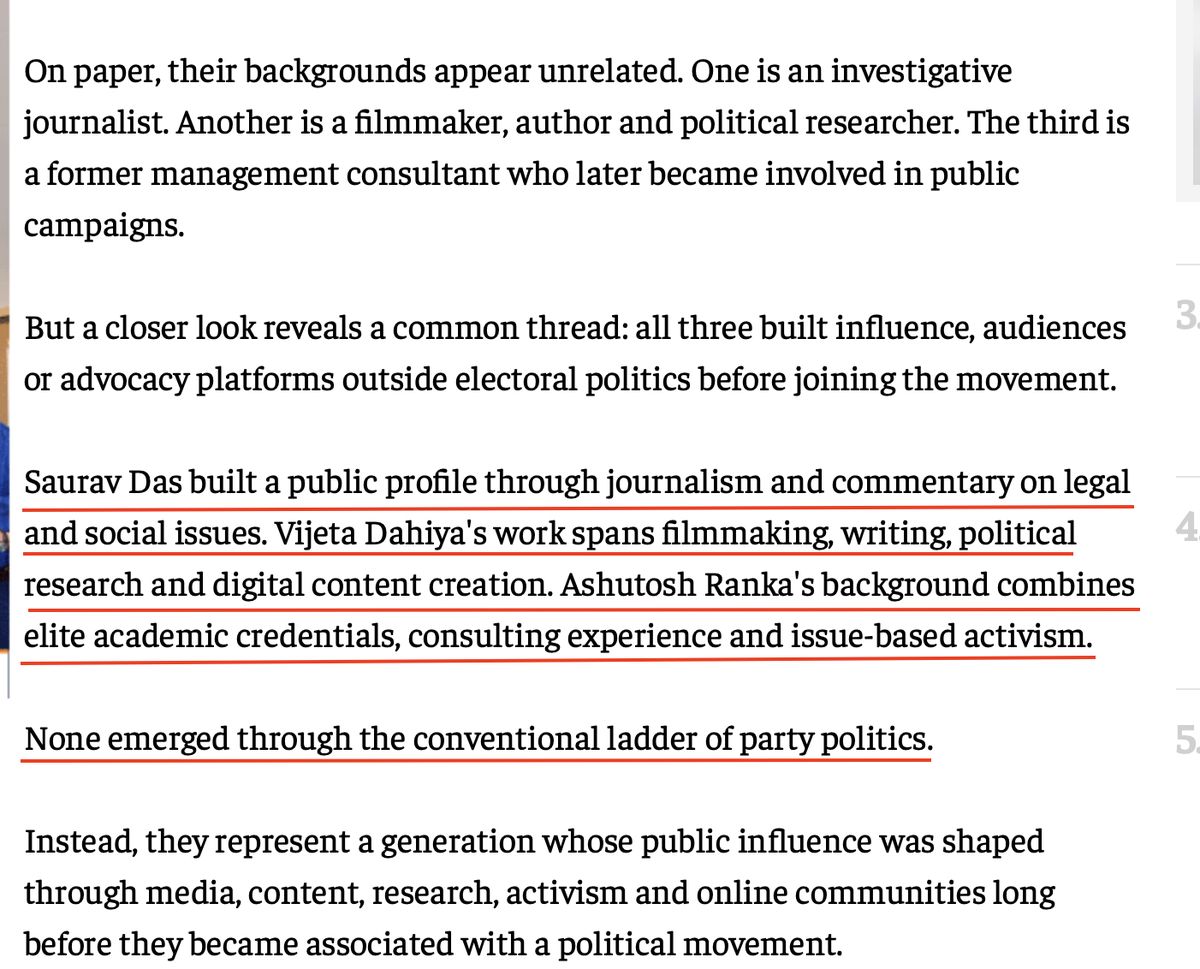 VijayGajeraO's tweet photo. This is The Economic Times.

They have made a headline on 'Hidden connection' of CJP's Spokespersons, but in a detailed article, they have declared that none of them comes from conventional party politics!

Are these journalists so dumb that they can't find their role with AAP? https://t.co/Kp97eZpXQS