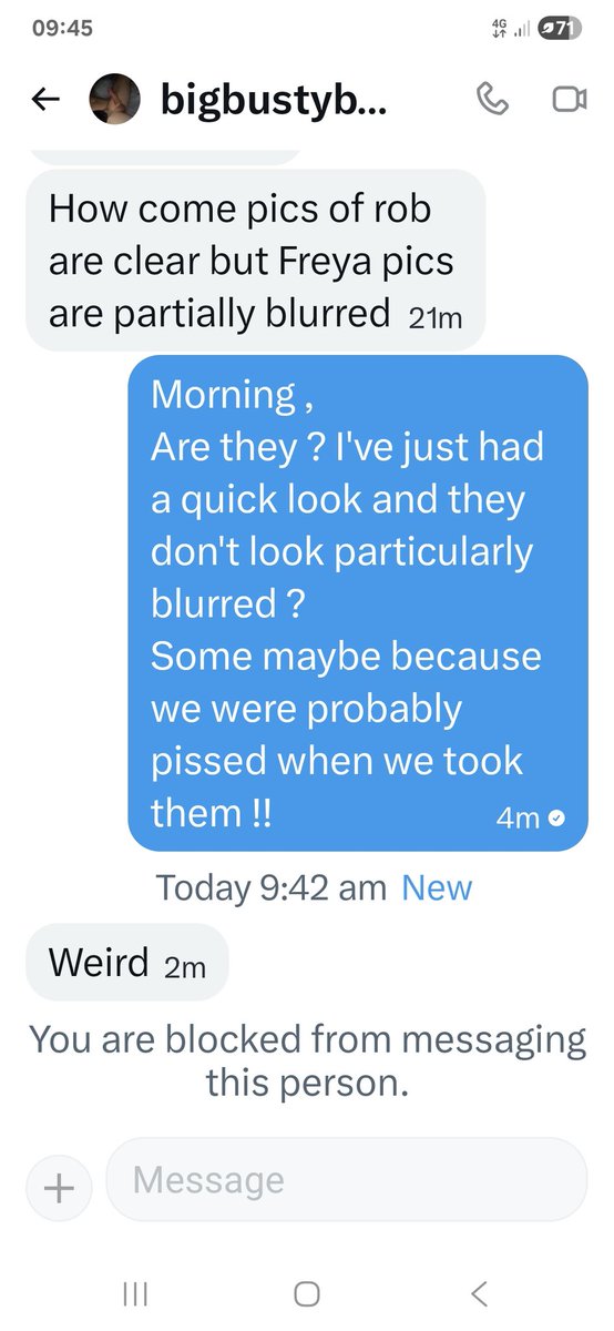 RobFreya's tweet photo. Oh no we've been blocked !!😢.....😂😂 https://t.co/Ph5kHdkJ1Q
