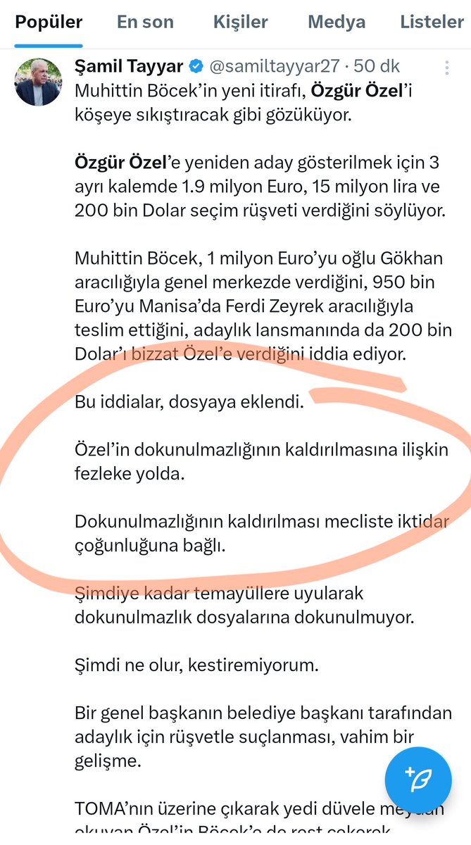 borsaman18's tweet photo. Bu haberler bize nelerin olabileceğini gösteriyor. Bofa dan ciddi satışlar devam ettiğine göre detayları biliyorlar.Dokunulmazlık meclise gelir süreç uzatılır hop erken seçim Özgür Özel geçmiş olsun. Biraz nakit bulundurmak iyidir.Herkes satarken almak lazım 
 #bist100 https://t.co/Hd0CNwDE5X