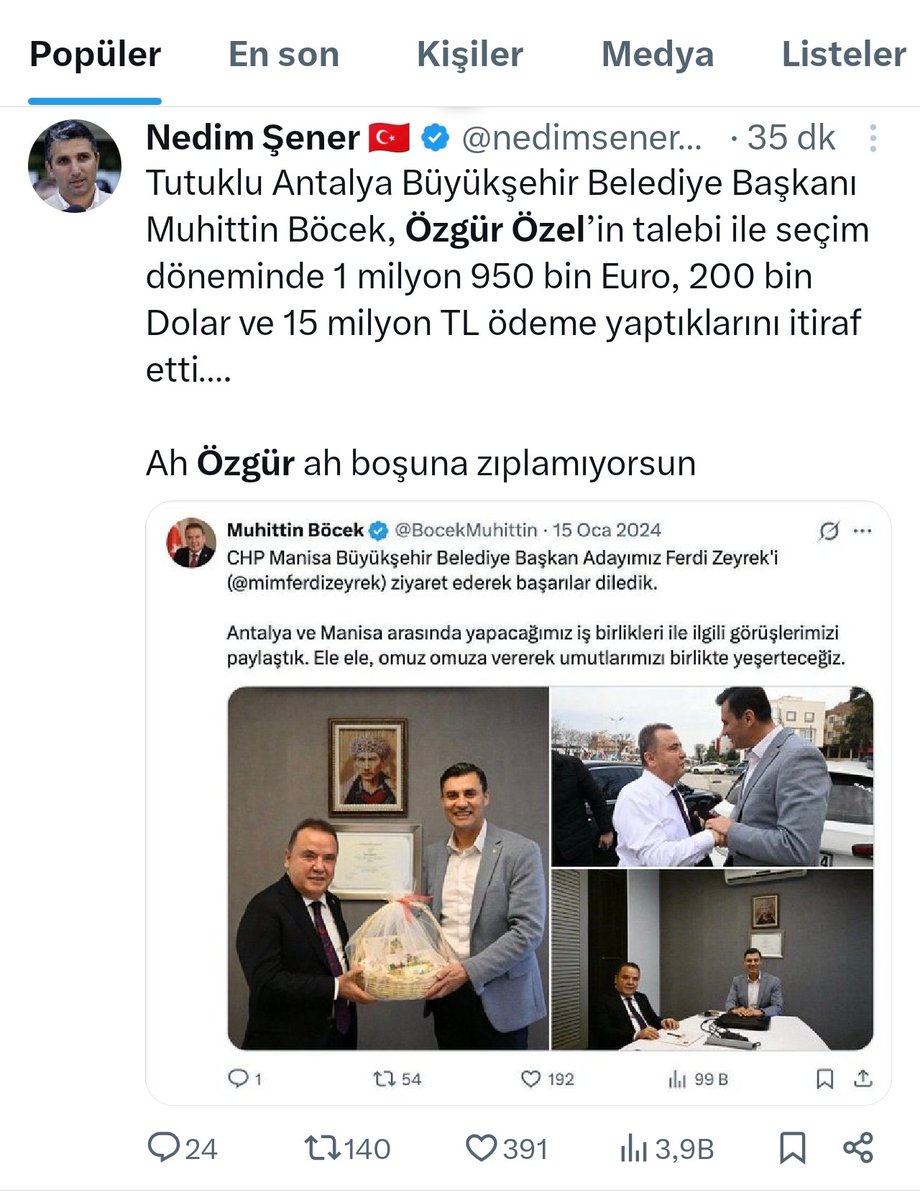borsaman18's tweet photo. Bu haberler bize nelerin olabileceğini gösteriyor. Bofa dan ciddi satışlar devam ettiğine göre detayları biliyorlar.Dokunulmazlık meclise gelir süreç uzatılır hop erken seçim Özgür Özel geçmiş olsun. Biraz nakit bulundurmak iyidir.Herkes satarken almak lazım 
 #bist100 https://t.co/Hd0CNwDE5X