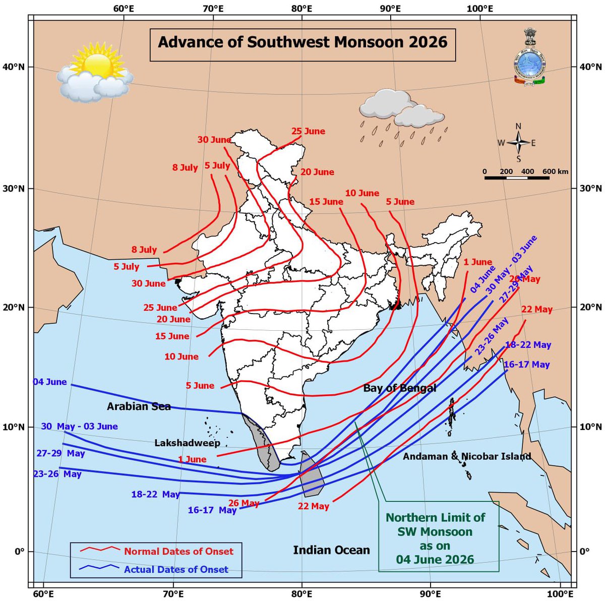 janhavee's tweet photo. Finally, Monsoon arrives in Kerala. Still winds are not as strong.. https://t.co/QkoLxzh5Ti