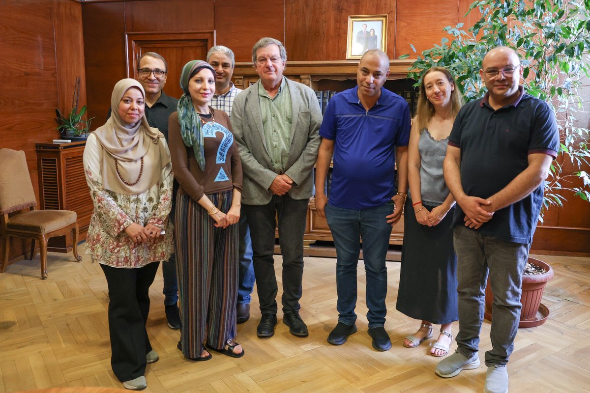 etsiaab's tweet photo. En el marco de la #StaffWeek nos han visitado una representación de la Escuela de Agricultura de la Universidad de El Cairo @CairoUniv. Oportunidad de intercambiar experiencias académicas. 

¡Gracias por vuestra visita y por compartir estos días con nuestra comunidad ETSIAAB! 🌱 https://t.co/7WqkEDTIbL