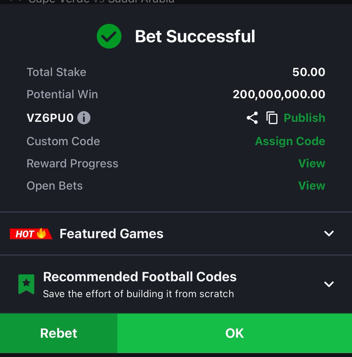 Hamsoltips's tweet photo. World Cup long Shot 💥

Booking Code: VZ6PU0

Edited version dey here 👇🏼
https://t.co/prZXvFH5wJ https://t.co/NXX0WPOMac