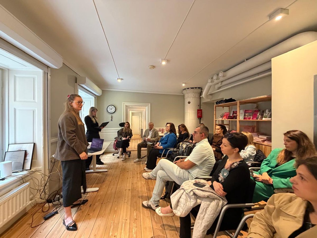 UNDPAlbania's tweet photo. @RandiDavisUNDP @SwedeninAL @EntelaLako @etleva_sheshi @ErjolaV @HaklajAlketa A powerful exchange and visit to @ROKSSverige — Sweden's national organisation working with shelters — learning how survivor support is structured across the country. A model of care &amp; protection that puts women's safety first.
So much to learn from! @SwedeninAL 
@UN_Albania https://t.co/q1iQbxFz1P