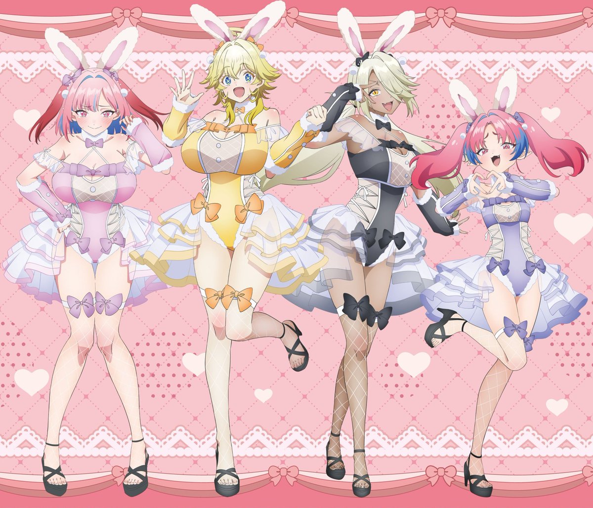 Rixi0303's tweet photo. Kanan-sama wa Akumade Choroi new merchs illustrations ~ Bunny 🐰 

OH. MY. GOD. 😳 

#カナチョロ #kanan_choroi https://t.co/lJeUVzCQjZ
